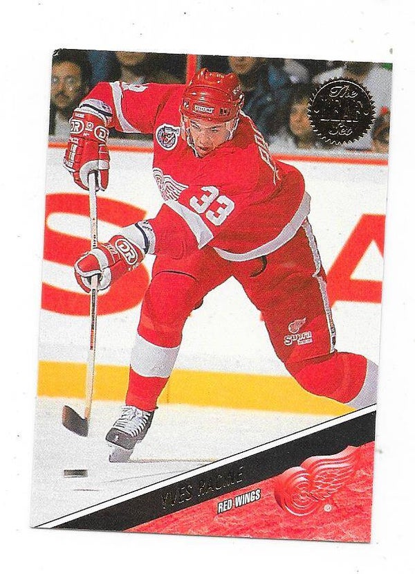 1993-94 LEAF NHL Ice Hockey Card #115 Yves Racine , Detroit Red Wings