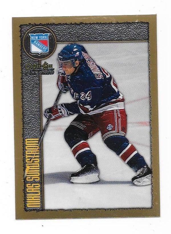 1998-99 OPC Chrome NHL Card #197 Niklas Sundström , New York Rangers