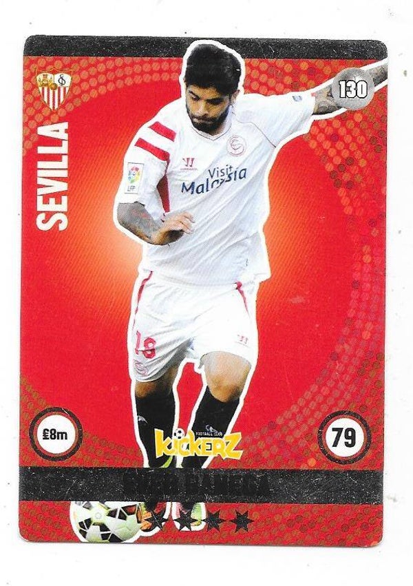 2015-16 Swedish Kickerz Silverstar # Ever Banega , Sevilla & Argentina