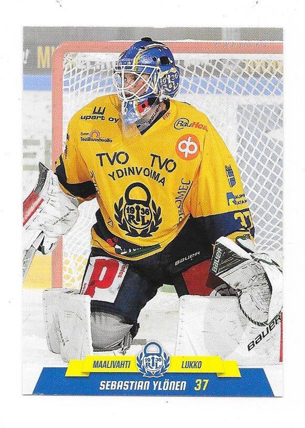 2017-18 Finnish Cardset #277 Sebastian Ylönen Lukko , Cergy-Pontoise