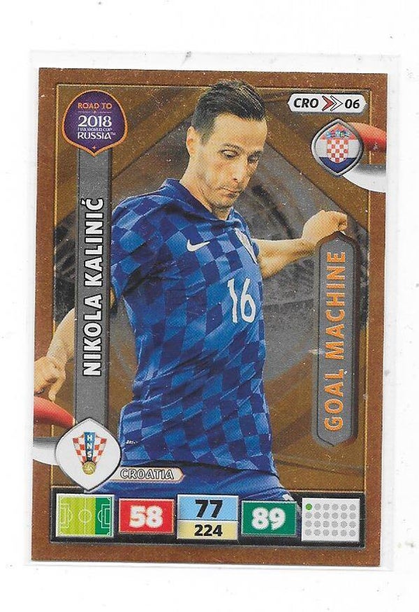 2018 Panini Adrenalyn XL Road To World Cup #CR16 Nikola Kalinic , Croatia