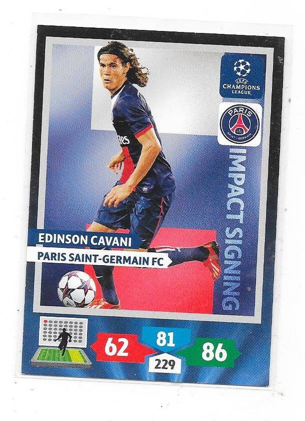 2013-14 Panini UEFA Champions League # Edinson Cavani , Paris Saint-Germain