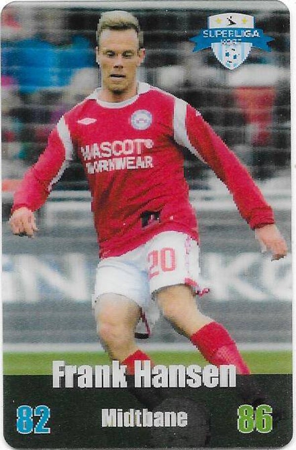 2012-13 Danish Kulma Superliga Kort Football card # Frank Hansen , Silkeborg IF