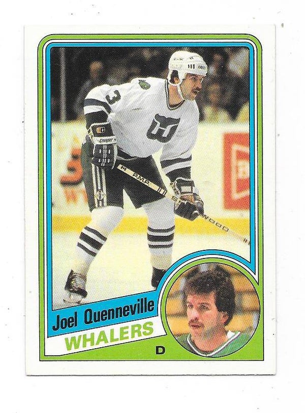 1984-85 OPC NHL Ice Hockey Card #77 Joel Quenneville , Hartford Whalers