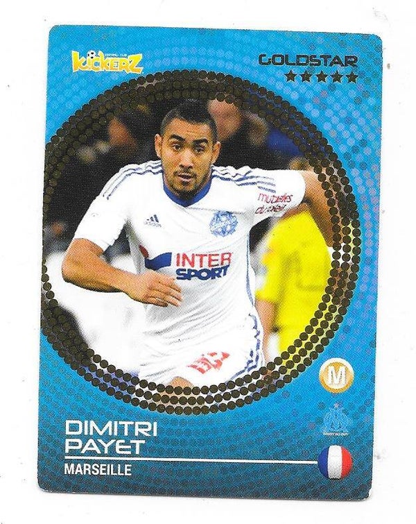 2014-15 Swedish Kickerz Goldstar # Dimitri Payet Olympique Marseille , France