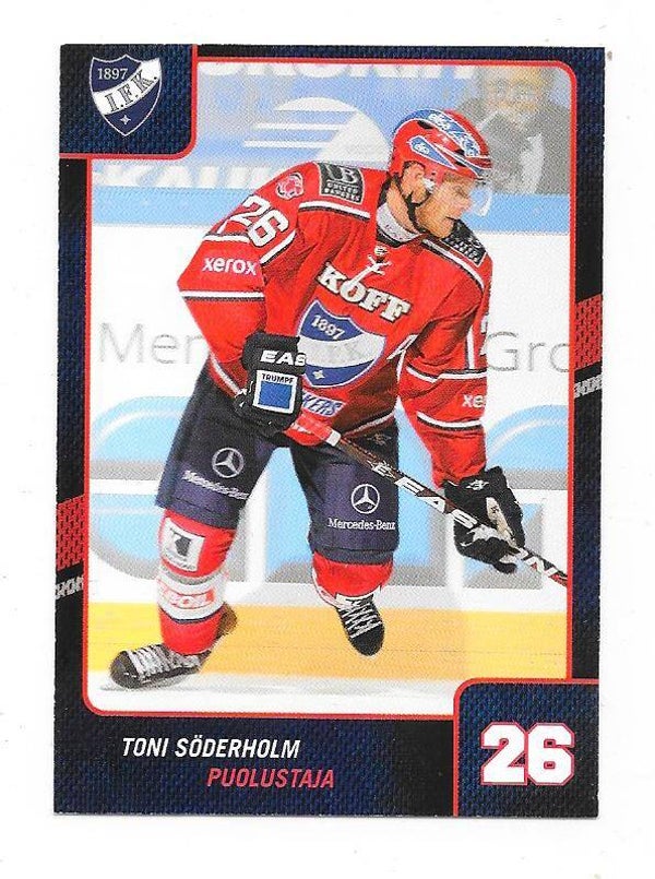 2013-14 Finnish Cardset #14 Toni Söderholm  HIFK , EHC München , UMass