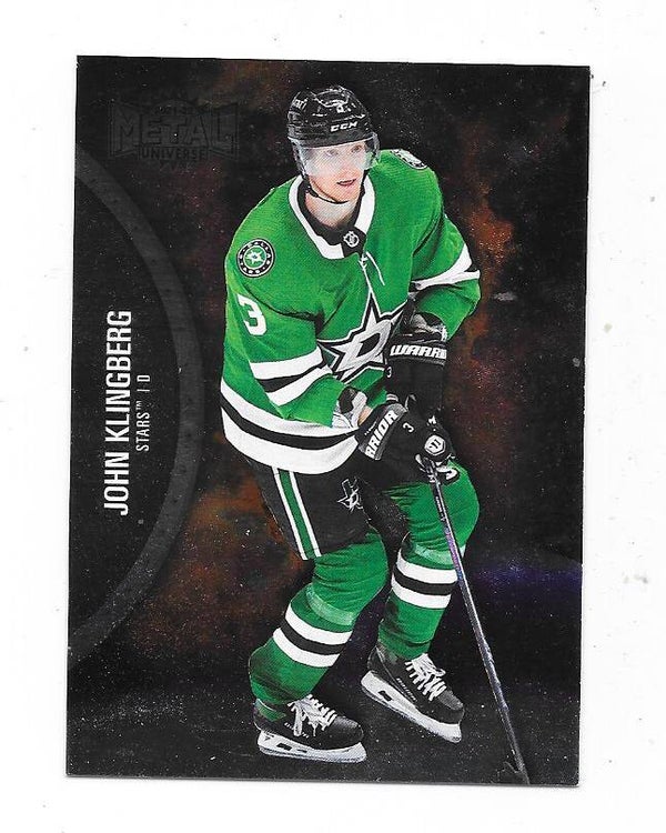 2021-22 SkyBox Metal Universe #24 John Klingberg , Dallas Stars