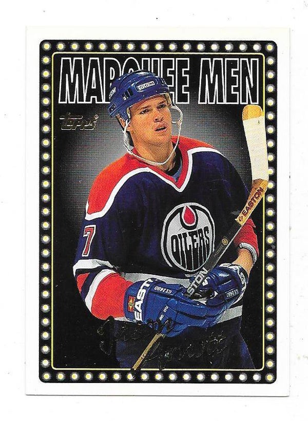 1995-96 Topps Marquee Men #17 Jason Arnott , Edmonton Oilers
