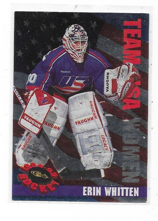 1994 Classic Ice Hockey Women Hockey #W40 Erin Whitten , USA