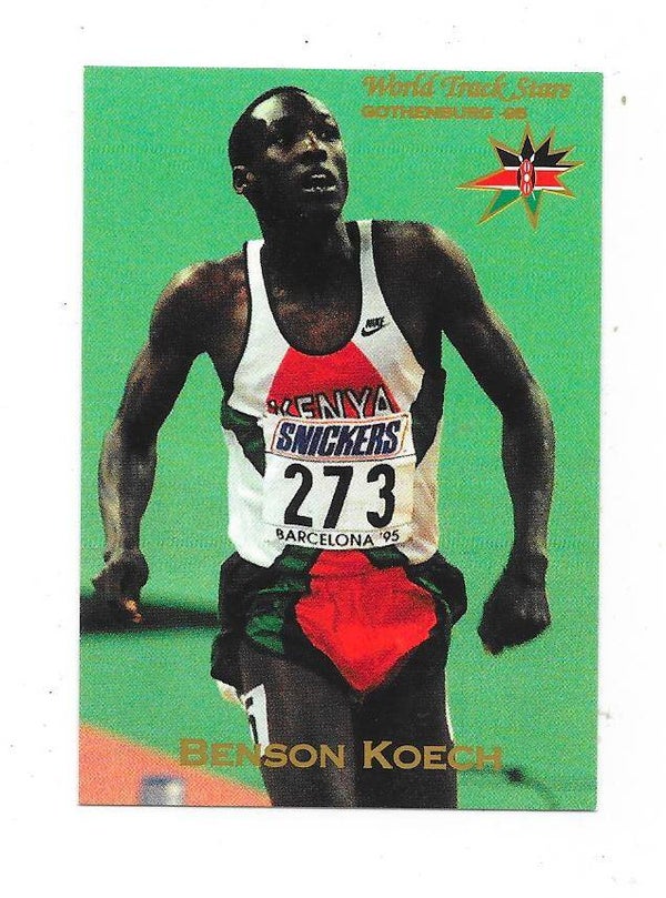 1995 Gothenburg World Track Stars #40 Benson Koech , Kenya