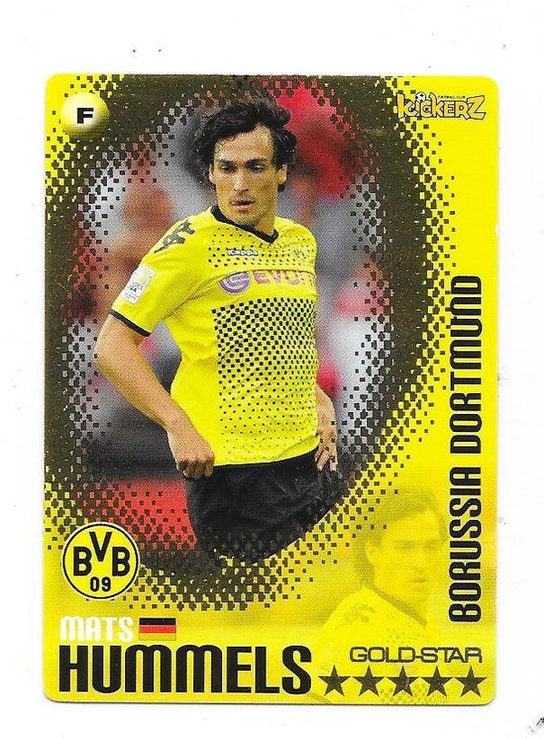 2012-13 Swedish Kickerz Goldstar # Mats Hummels  Borussia Dortmund , Germany