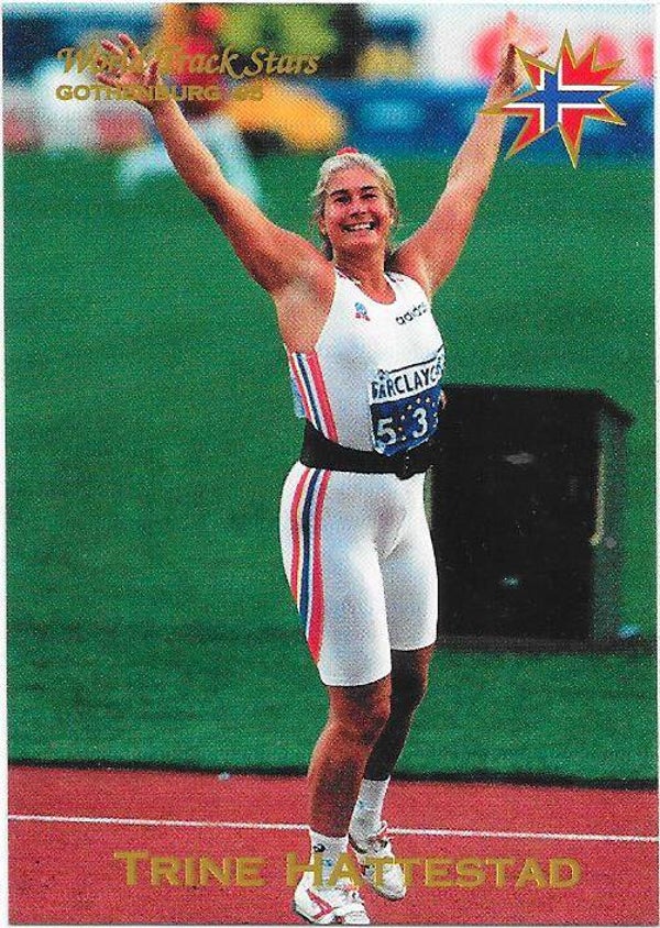 1995 Gothenburg World Track Stars #50 Trine Hattestad , Norway
