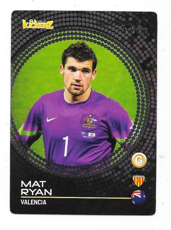 2015-16 Swedish Kickerz Silverstar # Mat Ryan  Valencia , Australia