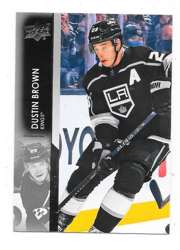 2021-22 Upper Deck NHL Ice Hockey Card #334 Dustin Brown , Los Angeles Kings