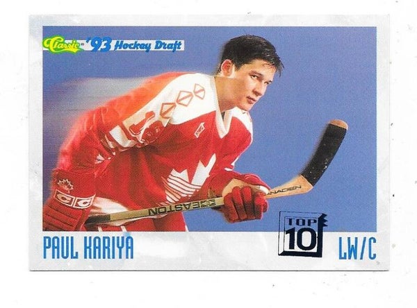 1993 Classic Draft TOP 10 #3 Paul Kariya , Canada