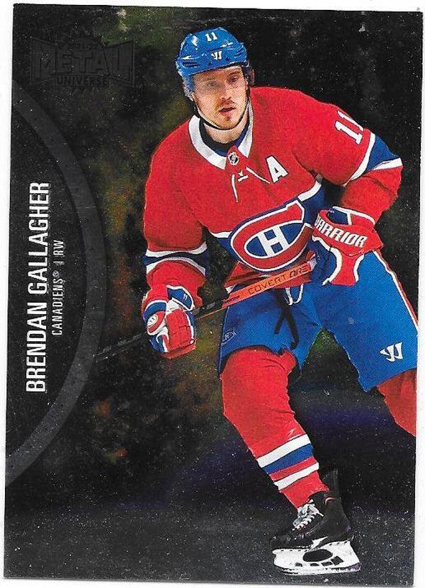 2021-22 Skybox Metal Universe NHL Ice Hockey Card #82 Brendan Gallagher , Montreal Canadiens