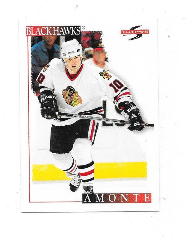 1995-96 Score #133 Tony Amonte , Chicago Blackhawks