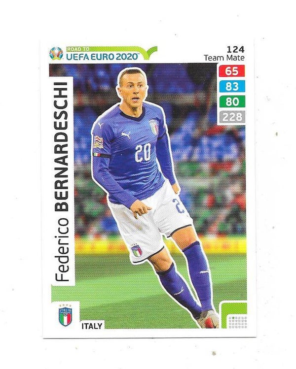 2020 Panini Adrenalyn XL Road to UEFA EURO 2020 #124 Federico Bernadeschi , Italia