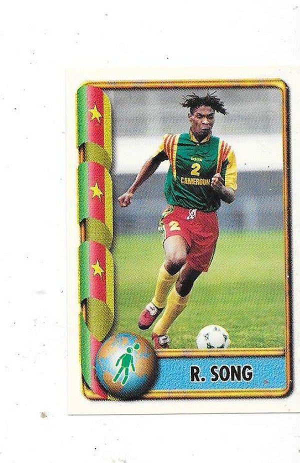 1998 Navarrete France 98 World Cup Football Sticker #126 Rigobert Song , Cameroon