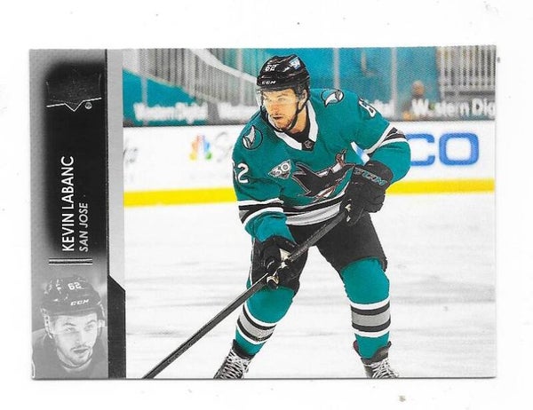 2021-22 Upper Deck NHL Ice Hockey Cards #151 Kevin LaBanc , San Jose Sharks