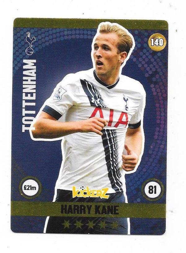 2015-16 Swedish Kickerz Goldstar # Harry Kane , Tottenham Hotspur