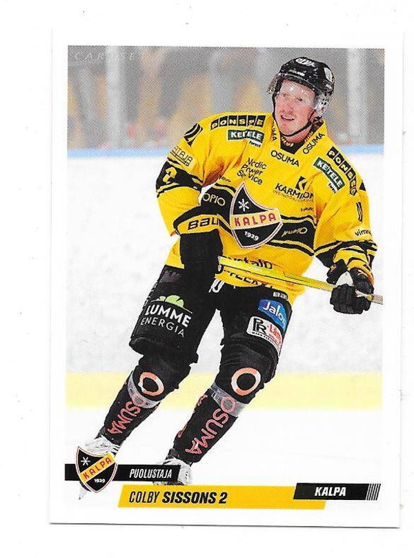 2022-23 Finnish Cardset #62 Colby Sissons  Kalpa , Djurgårdens IF