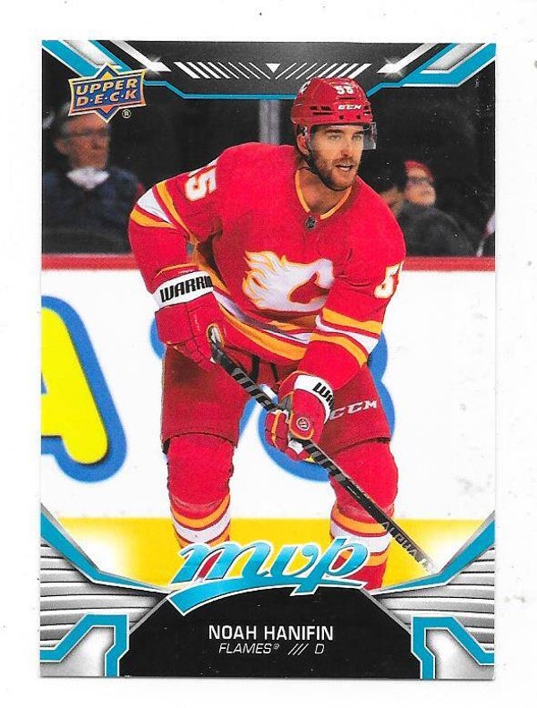 2022-23 Upper Deck MVP NHL Ice Hockey Cards #17 Noah Hanifin , Calgary Flames