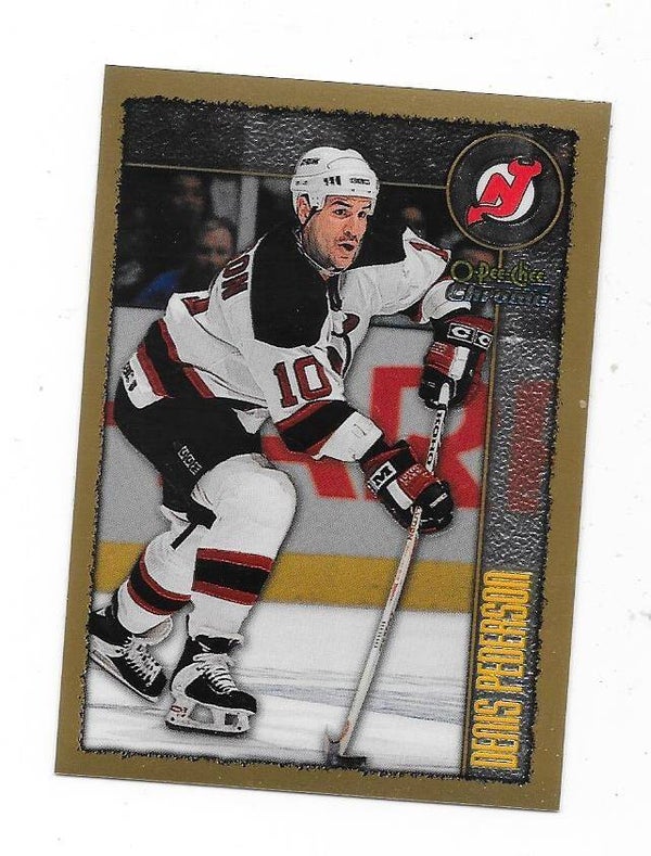 1998-99 OPC Chrome NHL Card #214 Denis Pederson , New Jersey Devils