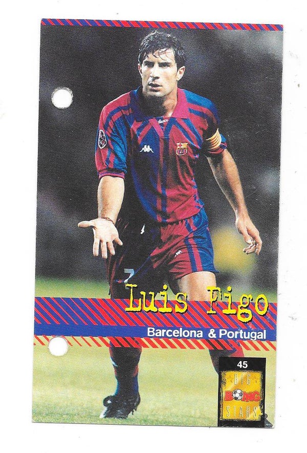 1997-98 Norwegian Boing #45 Luis Figo  FC Barcelona , Portugal