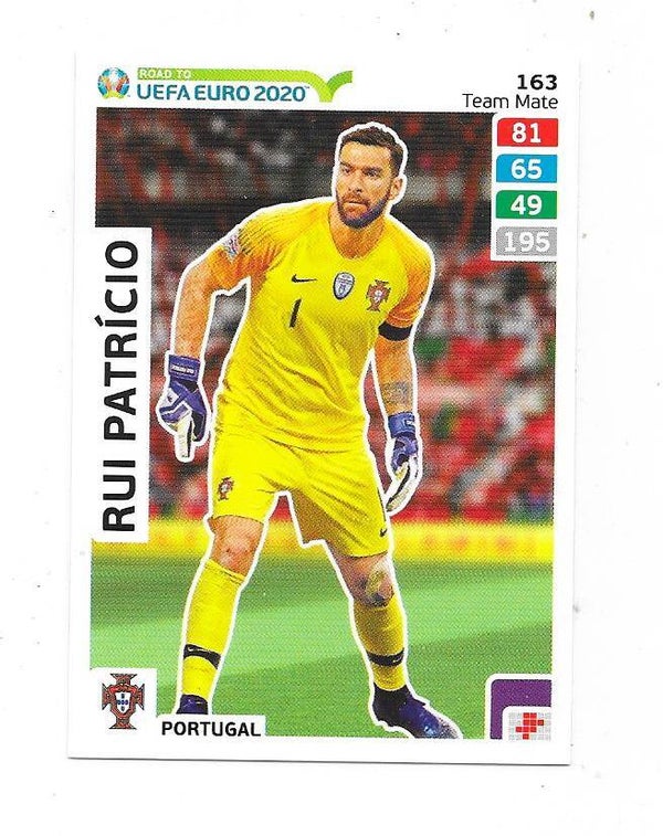 2020 Panini Adrenalyn XL Road to UEFA EURO 2020 #163 Rui Patricio , Portugal