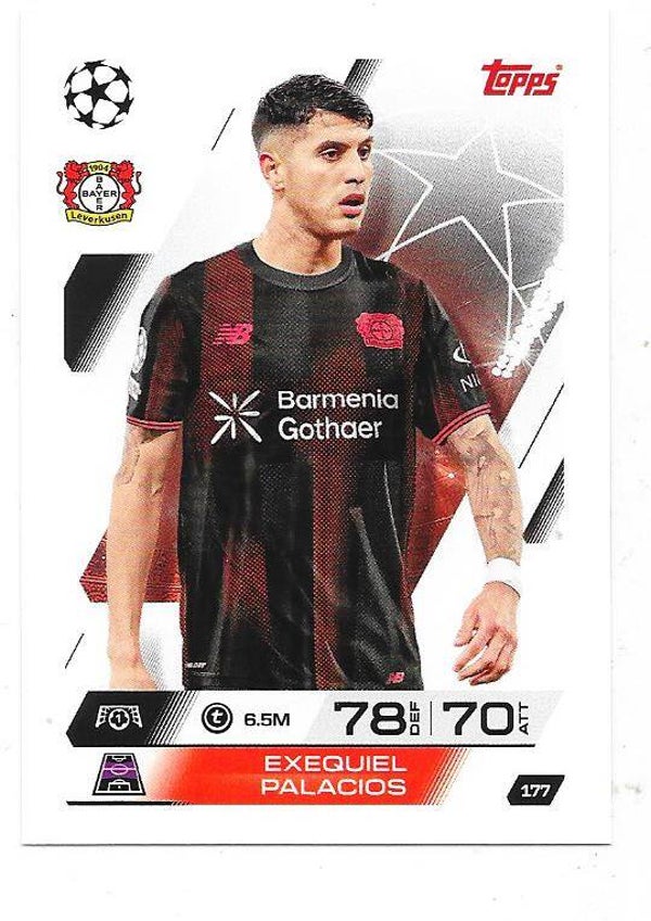 2025-26 Topps Match Attax Champions League #177 Ezequiel Palacios , Bayer Levekusen, Germany