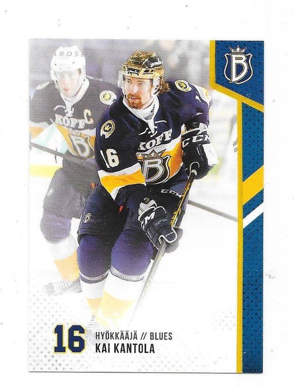 2014-15 Finnish Cardset #177 Kai Kantola  Espoo Blues , Bowling Green State University