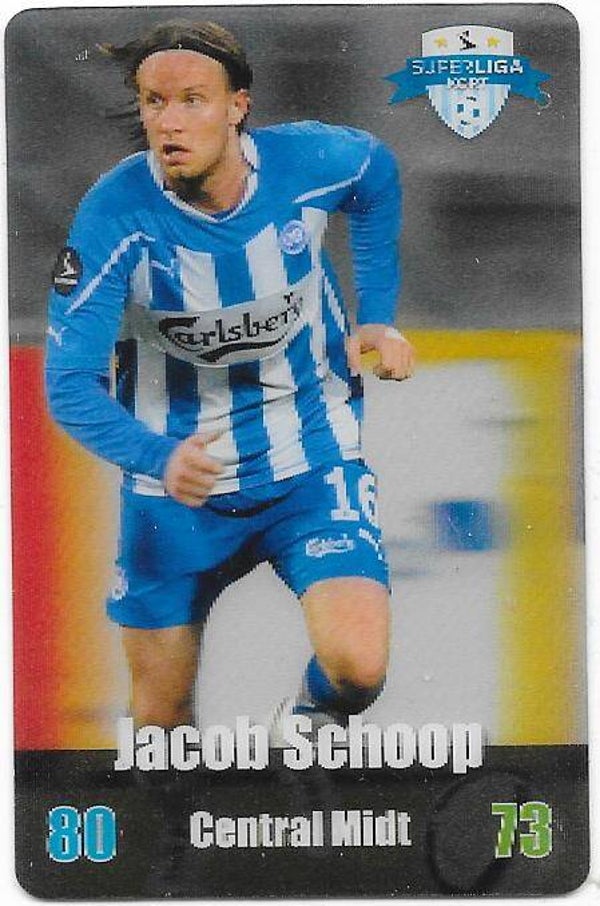 2012-13 Danish Superliga Kulma  Football Kort  #  Jacob Schoop , Odense  Boldklubb
