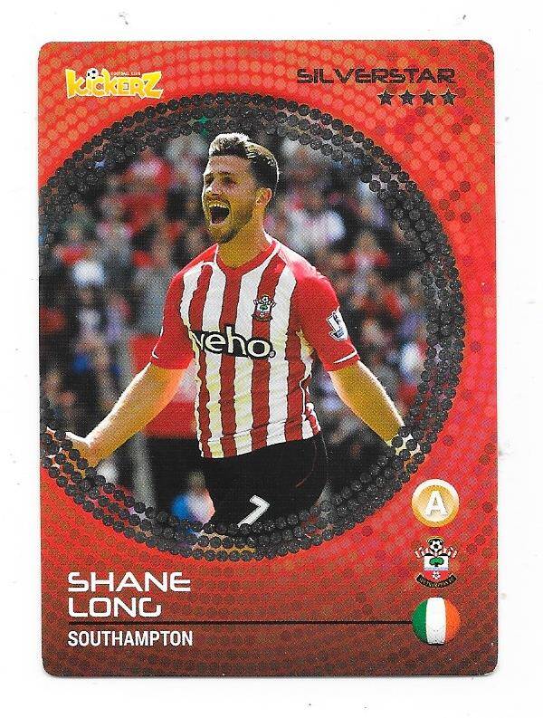 2015-16 Swedish Kickerz Silverstar # Shane Long Southmapton , Ireland