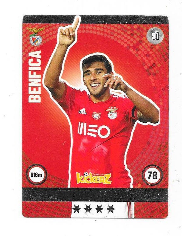 2015-16 Swedish Kickerz Silverstar Football Card # Eduardo Salvio , Benfica & Argentina
