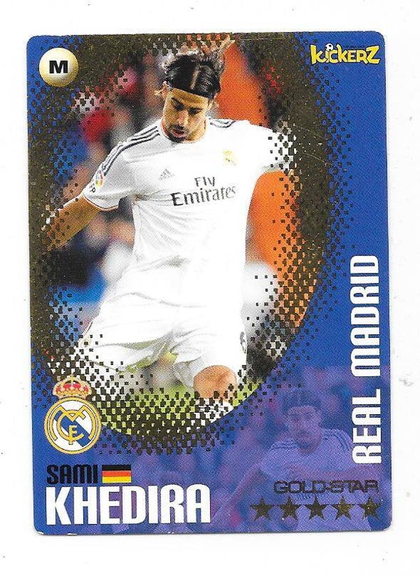 2013-14 Swedish Kickerz Goldstar # Sami Khedira  Real Madrid , Germany