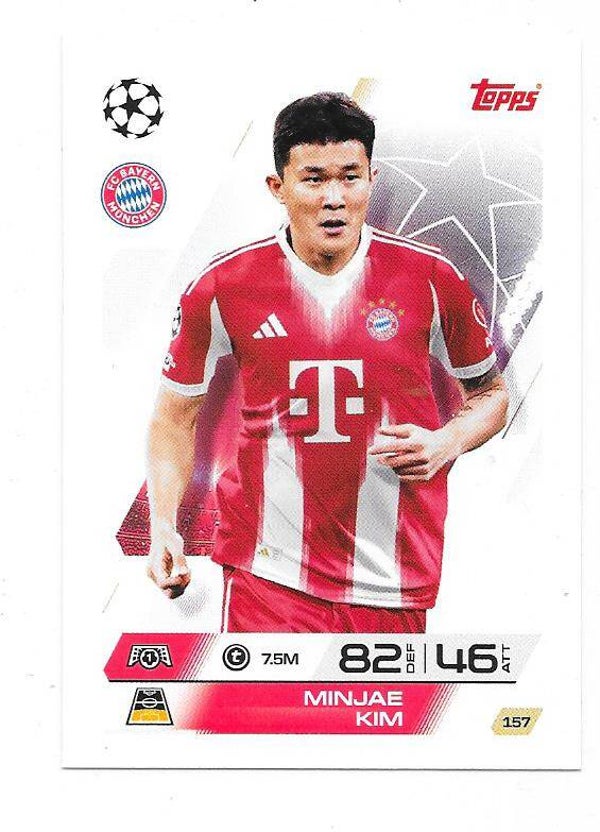 2025-26 Topps Match Attax CHampions League #157 Minjae Kim , FC Bayern München , Germany