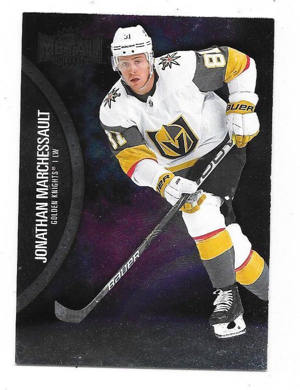 2021-22 SkyBox Metal Universe #2 Jonatham Marchessault , Vegas Golden Knights