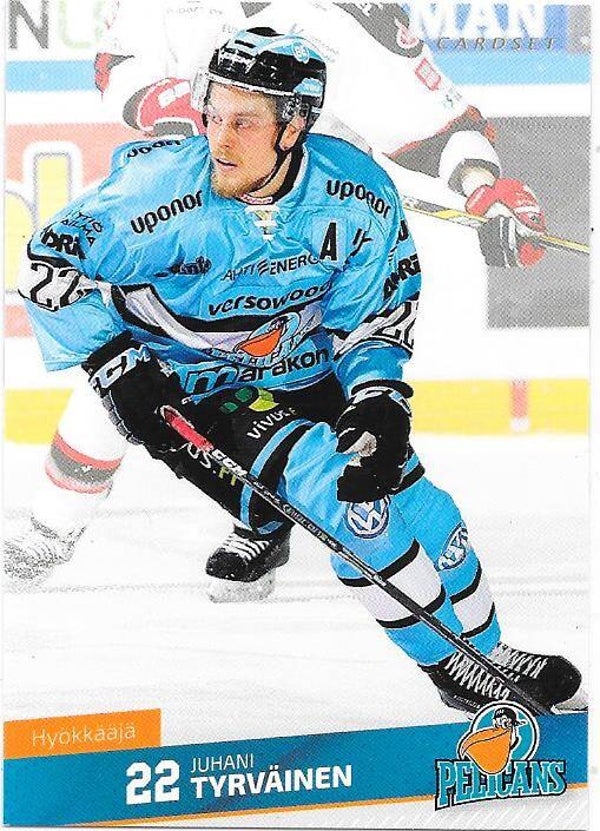 2016-17 Finnish Cardset #116 Juhani Tyrväinen Pelicans , Kölner Haie