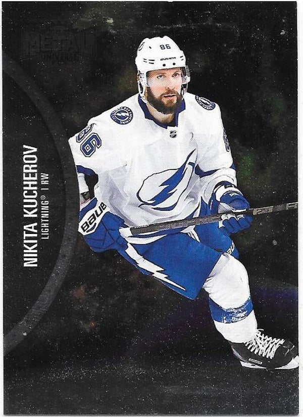 2021-22 SkyBox Metal Universe #70 Nikita Kutcherov , Tampa Bay Lightning