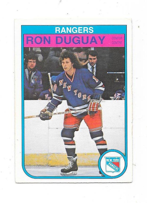 1982-83 OPC NHL Ice Hockey Card #221 Ron Duguay , New York Rangers