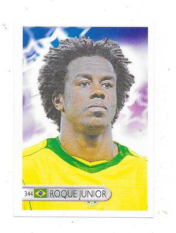 2006 Mundocrom FIFA World Cup Sticker #344 Roque Junior , Brasil