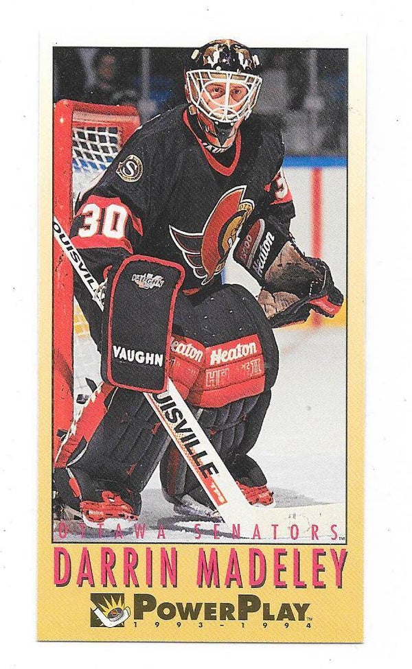 1993-94 Fleer PowerPlay Tallboy #400 Darrin Madeley , Ottawa Senators RC