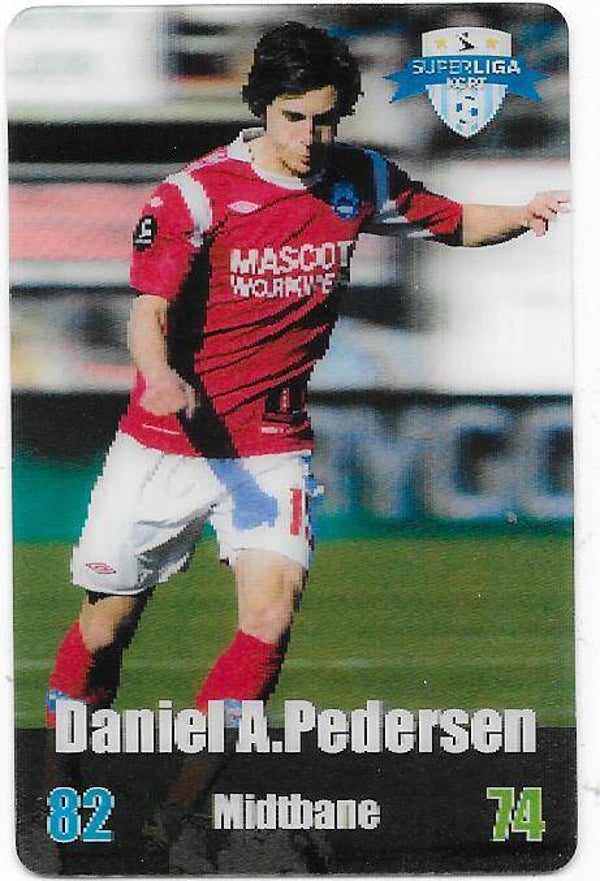 2012-13 Danish Kulma Superliga Kort Football card # Daniel A. Pedersen , Silkeborg IF