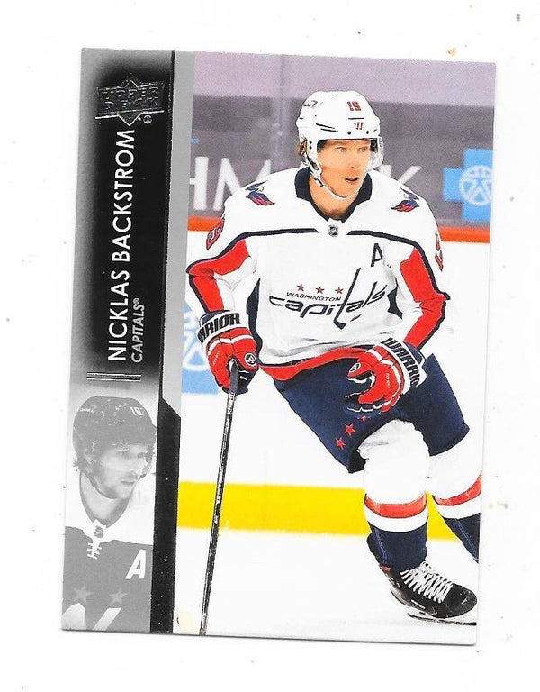 2021-22 Upper Deck NHL Ice Hockey Card #187 Nicklas Bäcström , Washington Capitals