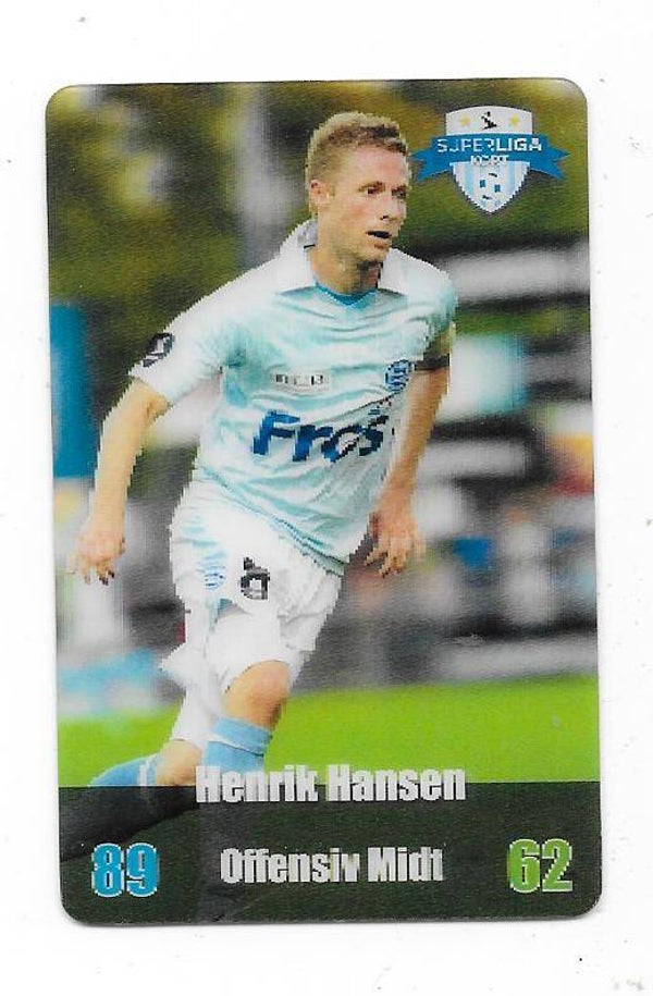 2012-13 Danish Superliga Kuma Fotboll Kort # Henrik Hansen  , FC København