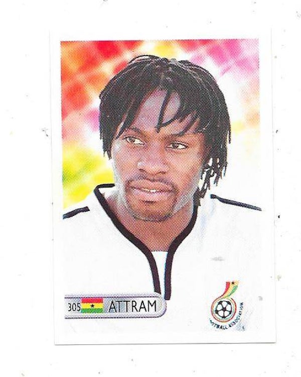 2006 Mundocrom FIFA World Cup Sticker #305 Godwin Attram , Ghana