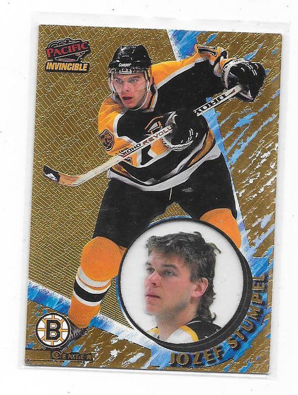 1997-98 Pacific Revolution Ice Hockey Card #10 Josef Stumpel , Boston Bruins