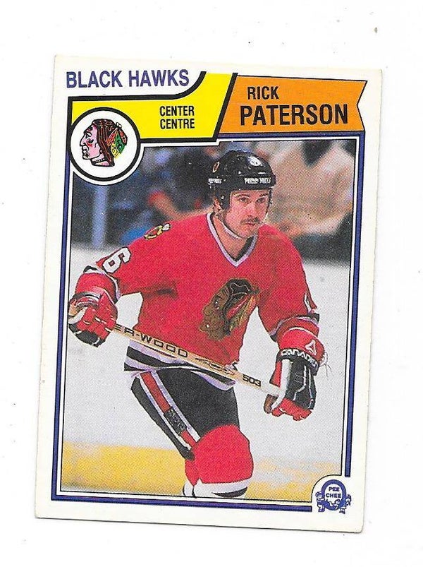 1983-84 OPC #109 Rick Paterson , Chicago Blackhawks RC