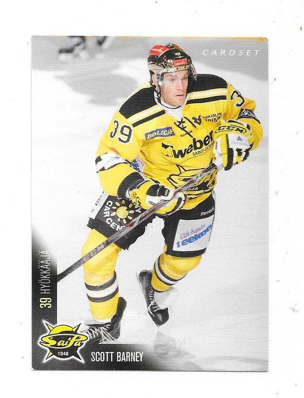 2010-11 Finnish Cardset #293 Scott Barney Saipa , Peterborough Petes